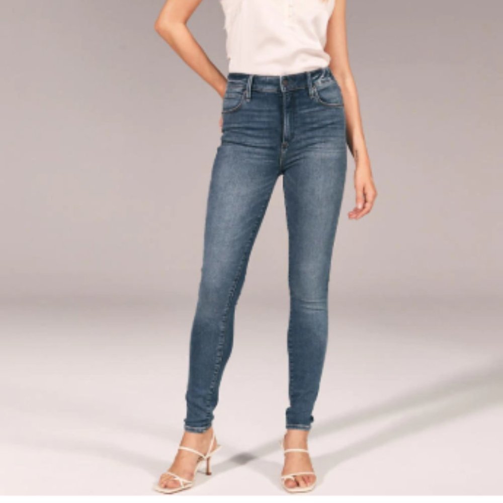 Abercrombie High Rise Skinny Jeans